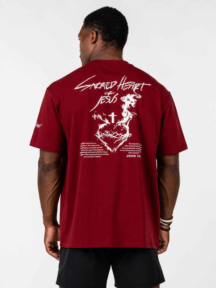 Sacred Heart Premium Oversized Tee