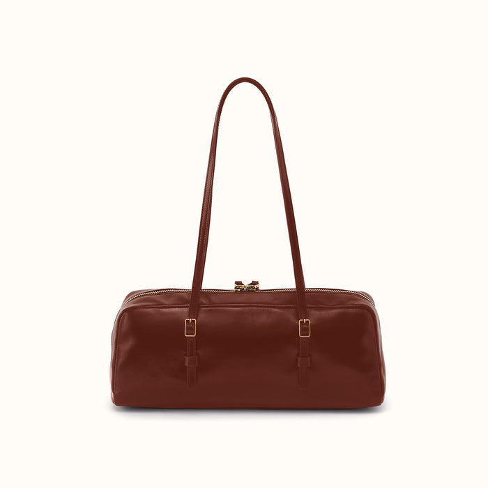Scottie Satchel In Polished Leather