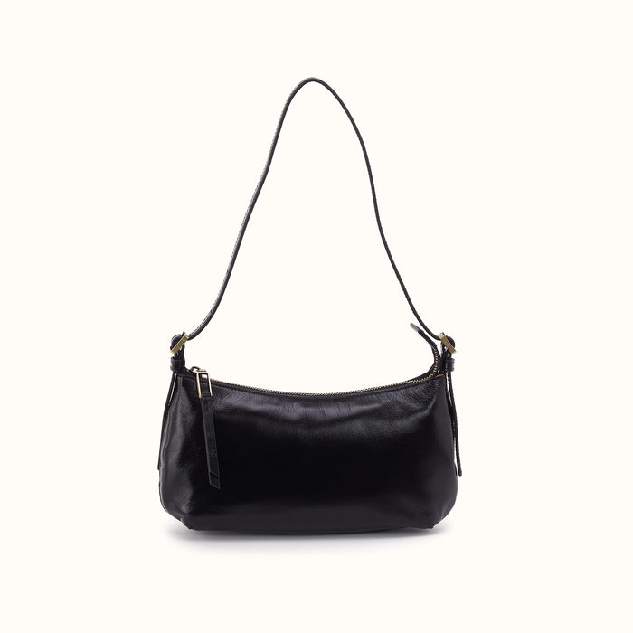 Scottie Slim Shoulder In Polished Leather