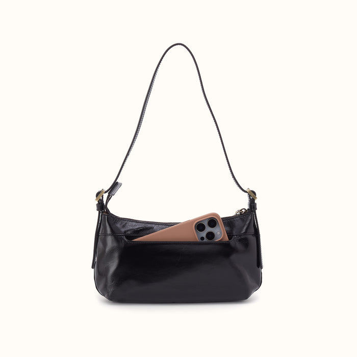 Scottie Slim Shoulder In Polished Leather