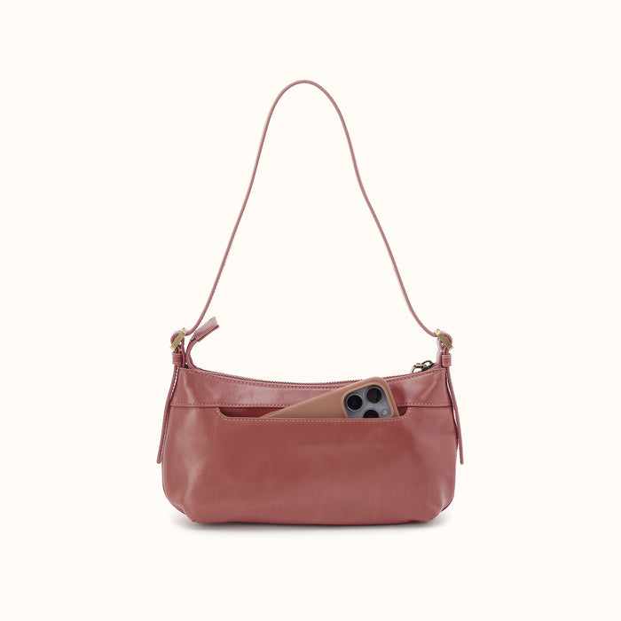 Scottie Slim Shoulder In Polished Leather