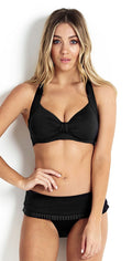 Seafolly Halter Top In Black 30036DD-065: