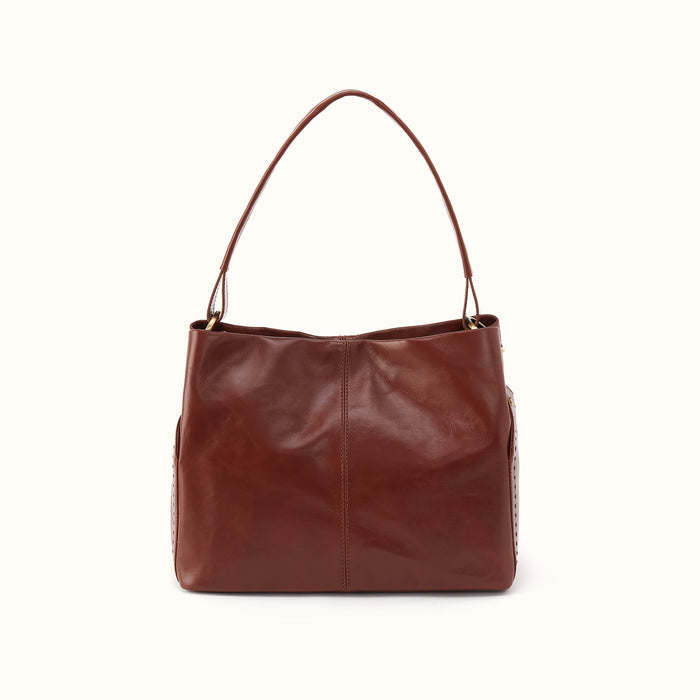 Seneca Shoulder Bag In Polished Leather