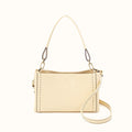 Seneca Shoulder Crossbody in Polished Leather - Butter Yellow- FOL