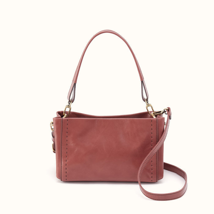 Seneca Shoulder Crossbody In Polished Leather