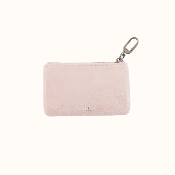 Sentiment Pouch In Buffed Leather - Blossom