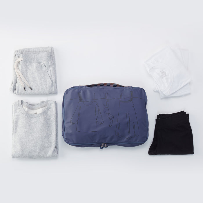 SET TO GO Packing Cube Large in CaRefiber recycled nylon - Lotus