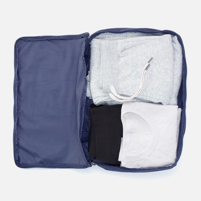 SET TO GO Packing Cube Large in CaRefiber recycled nylon - Teal