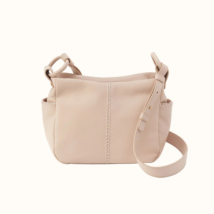 Sheila Crossbody In Pebbled Leather - Stonewash