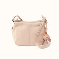 Sheila Crossbody In Pebbled Leather - Stonewash- FOL