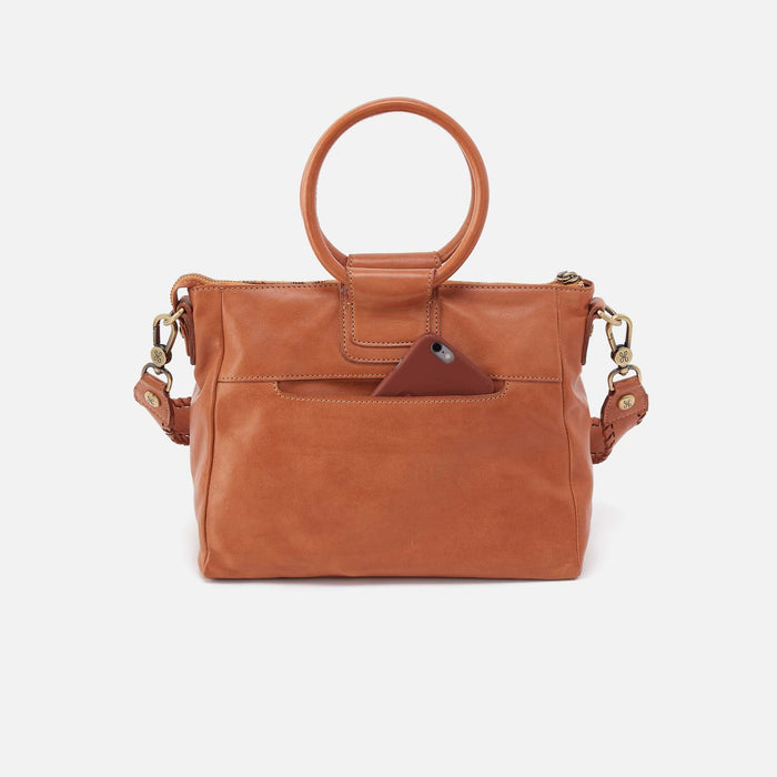 Sheila Medium Satchel in Hair-On Leather - Harvest Wheat Hair-On