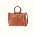Sheila Medium Satchel in Washed Leather - Harvest Wheat