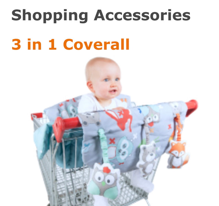 Shopping trolley cover - 3 in 1