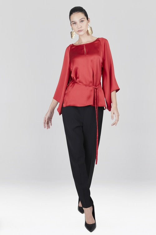 Solid Charmeuse Butterfly Top
