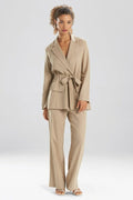 Solid Linen Belted Jacket