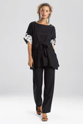 Solid Linen Caftan Top