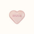Souls Like You Paperweight In Buffed Leather - Blossom- FOL