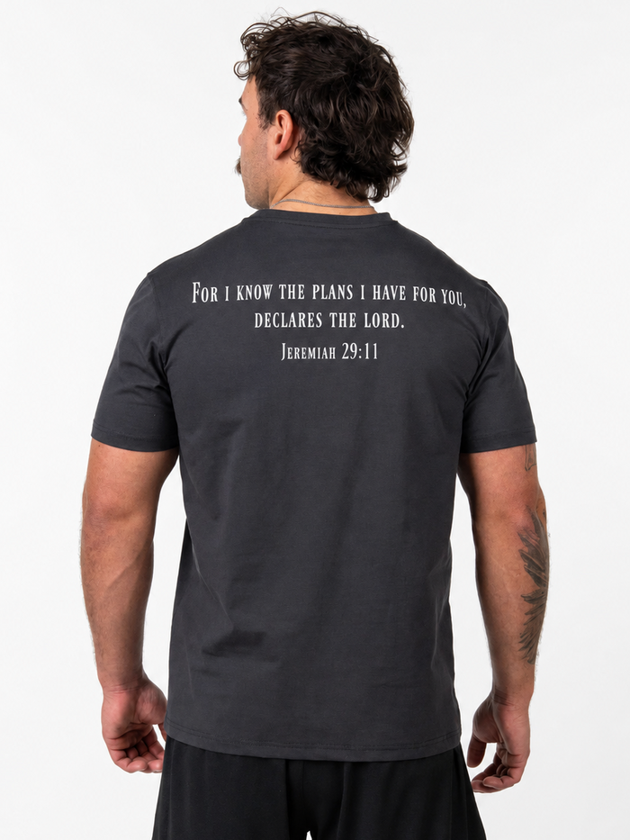 Jeremiah 29:11 - Gunmetal / S
