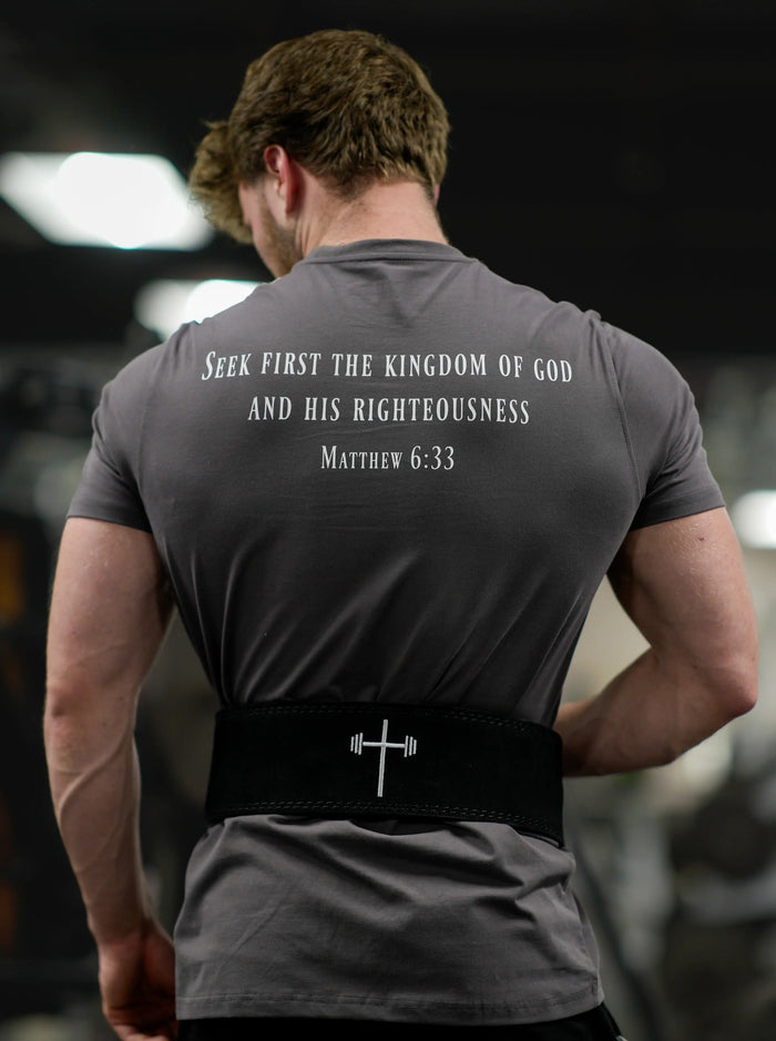 Matthew 6:33 - Iron Grey / S