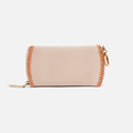 Spark Double Eyeglass Case In Pebbled Leather - Stonewash