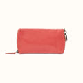 Spark Double Eyeglass Case In Polished Leather - Pink Mirage- FOL