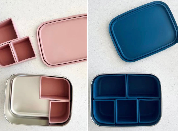 Stainless Steel / Silicone Bento Lunch Box