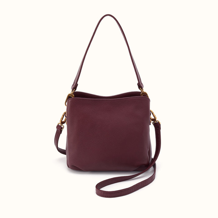 Starr Convertible Shoulder in Pebbled Leather - Mulberry Glaze- FOL