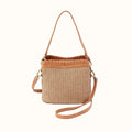 Starr Convertible Shoulder In Woven Straw - Meadow Woven Straw