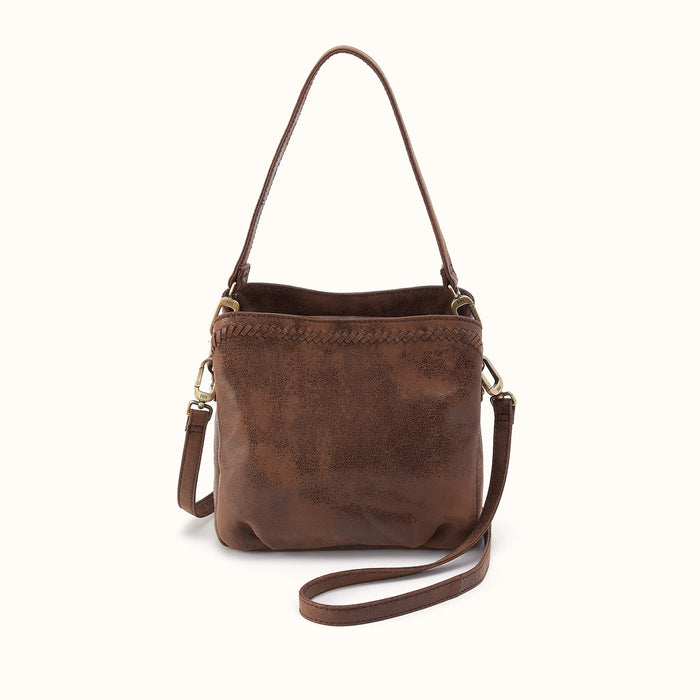 Starr Convertible Shoulder In Buffed Leather