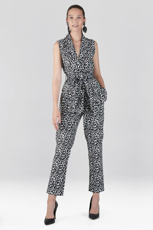 Stencil Vine Jacquard Vest