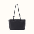 Studio Softie Tote In Pebbled Leather - Black