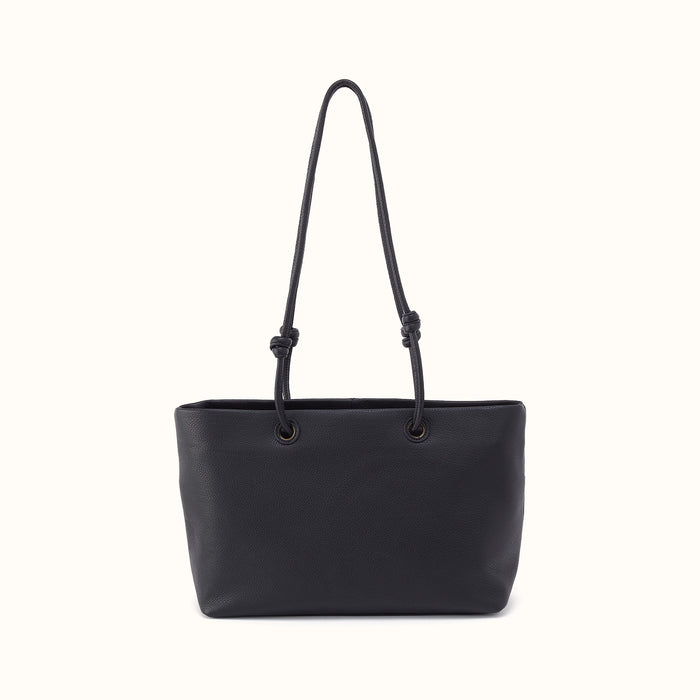 Studio Softie Tote In Pebbled Leather - Black