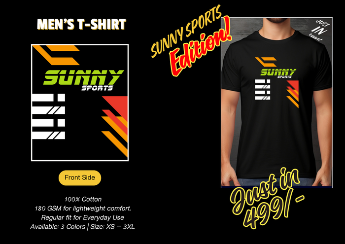 SUNNY SPEED - Crew T-shirt for Men