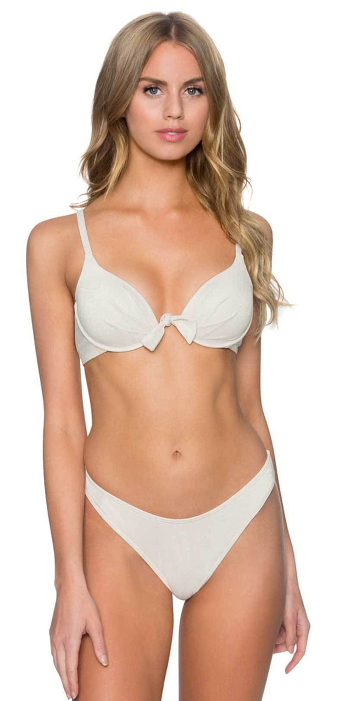 Sunsets Legend Underwire Push Up Top in Gold Dust 71T-GOLD: