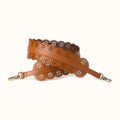 Tabby Long Strap In Smooth Leather - Truffle- FOL