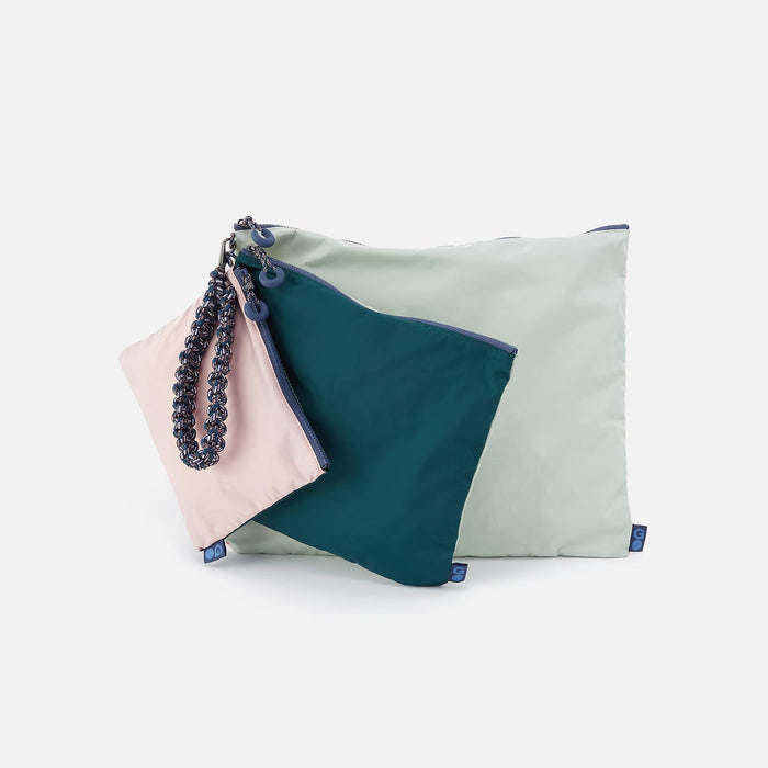 TAKE IT EASY Wristlet Set in PackLite Nylon - Mint