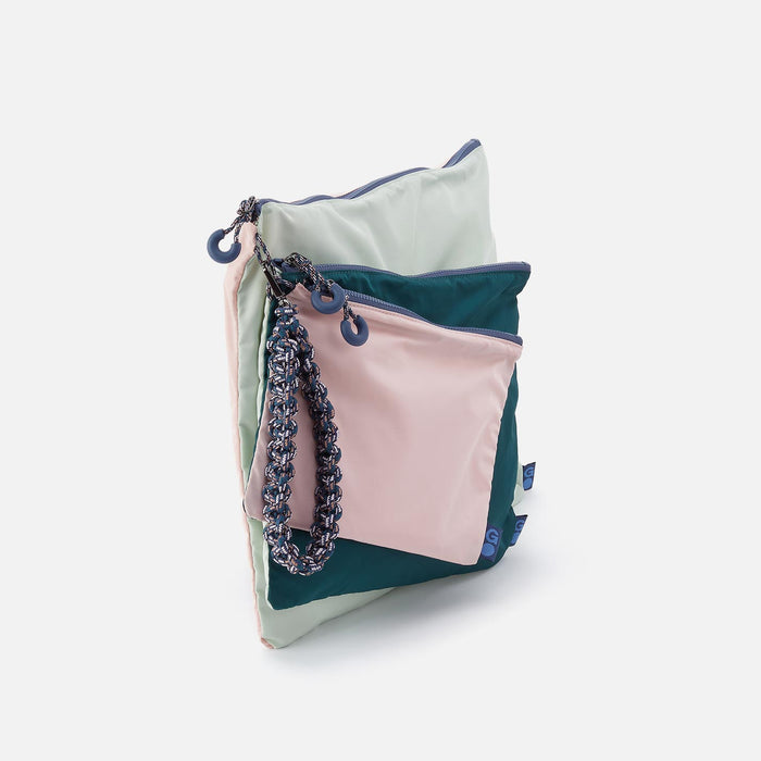 TAKE IT EASY Wristlet Set in PackLite Nylon - Mint