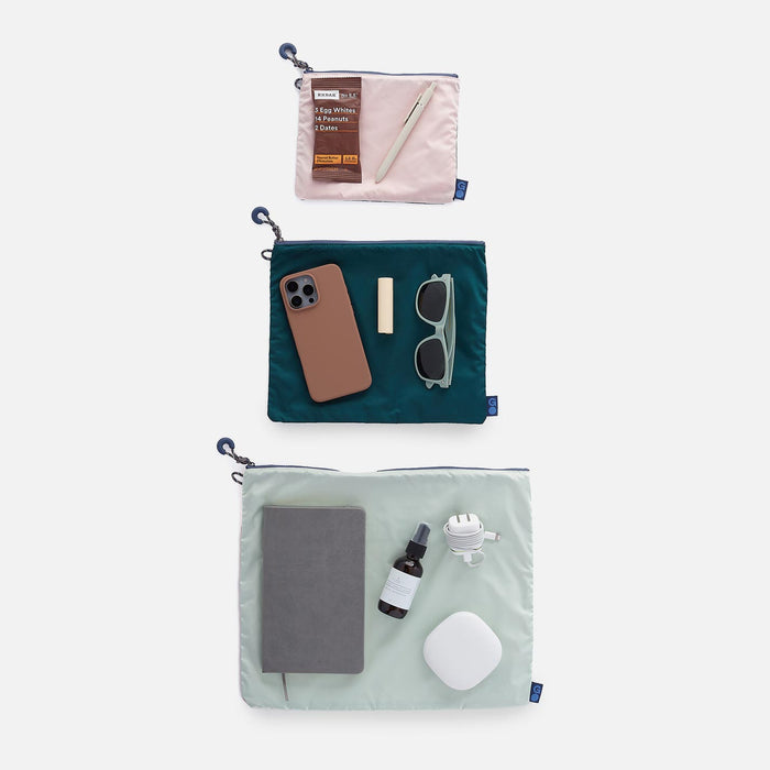 TAKE IT EASY Wristlet Set in PackLite Nylon - Mint