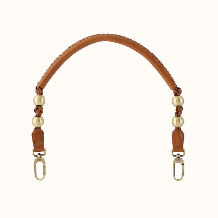 Tamborine Strap In Polished Leather