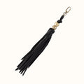 Tamborine Tassel In Pebbled Leather