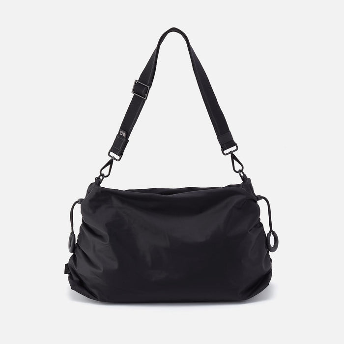 THE BIG DRAW Crossbody in CaRefiber recycled nylon - Jet