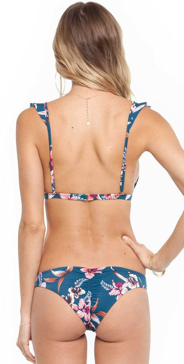 Tori Praver Adriana Tri Top In Indo Blue 1R18STADDF-IBL: