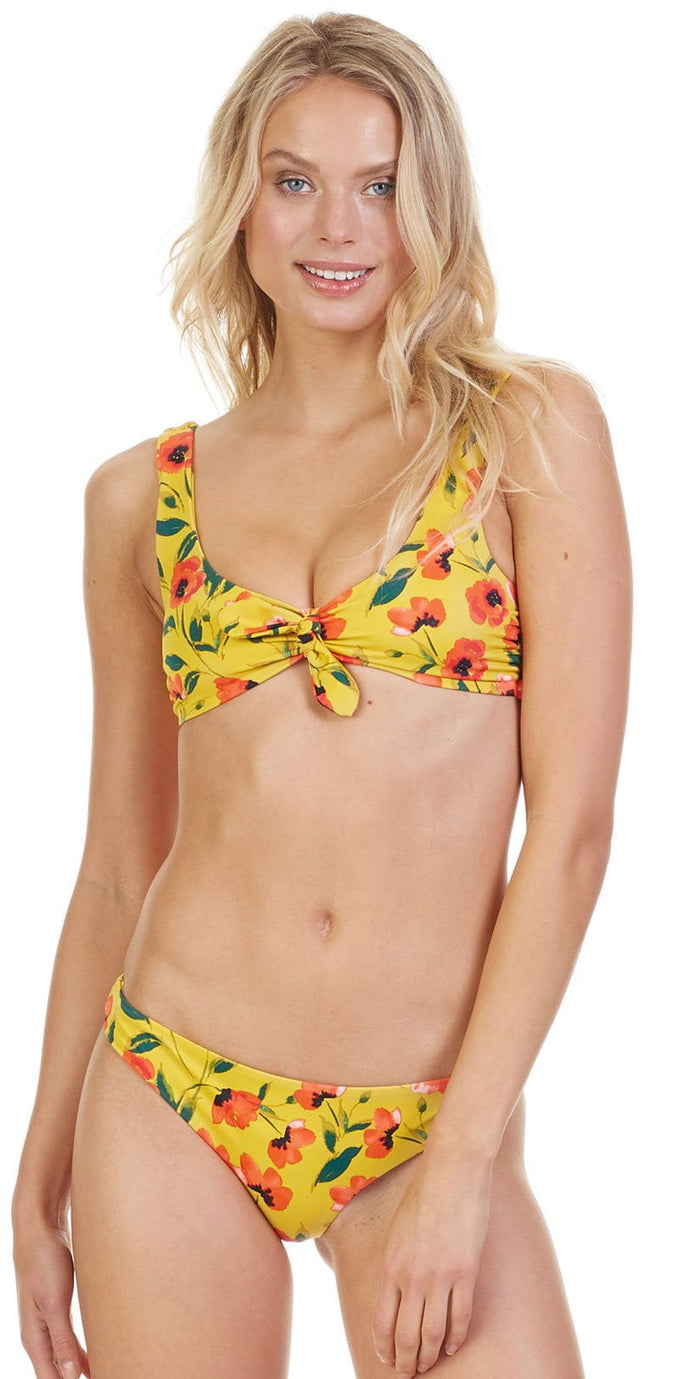 Tori Praver French Poppy Raven Top 1S19STRAPO-SAF: