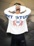 TWIN TIGERS WAFFLE WHITE T-SHIRT