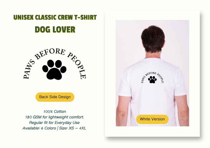 UNISEX Crew T-shirt for Dog Lover - 64748818