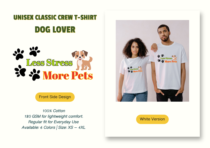 UNISEX Crew T-shirt for Dog Lover - 64748818