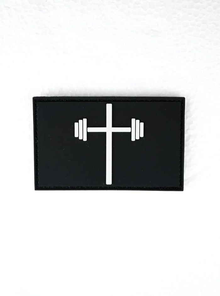 Cross Velcro Patch - Black