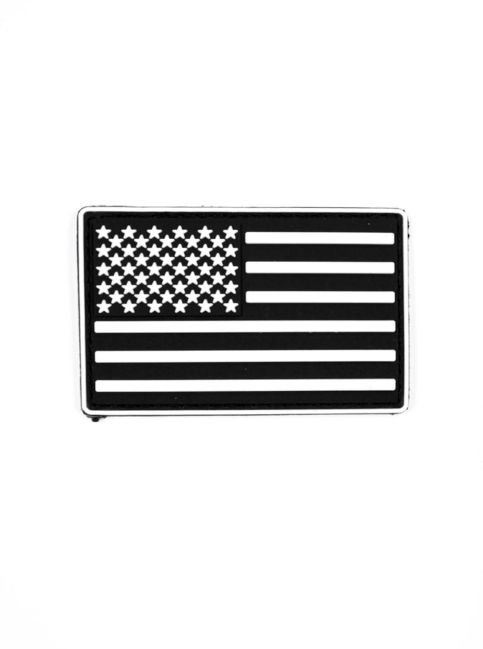 American Flag Patch - Black