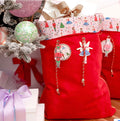 Velvet Santa Sack. *Lauren Hinkley