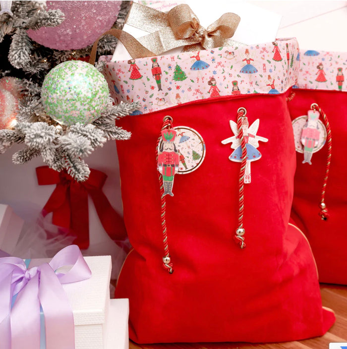 Velvet Santa Sack. *Lauren Hinkley